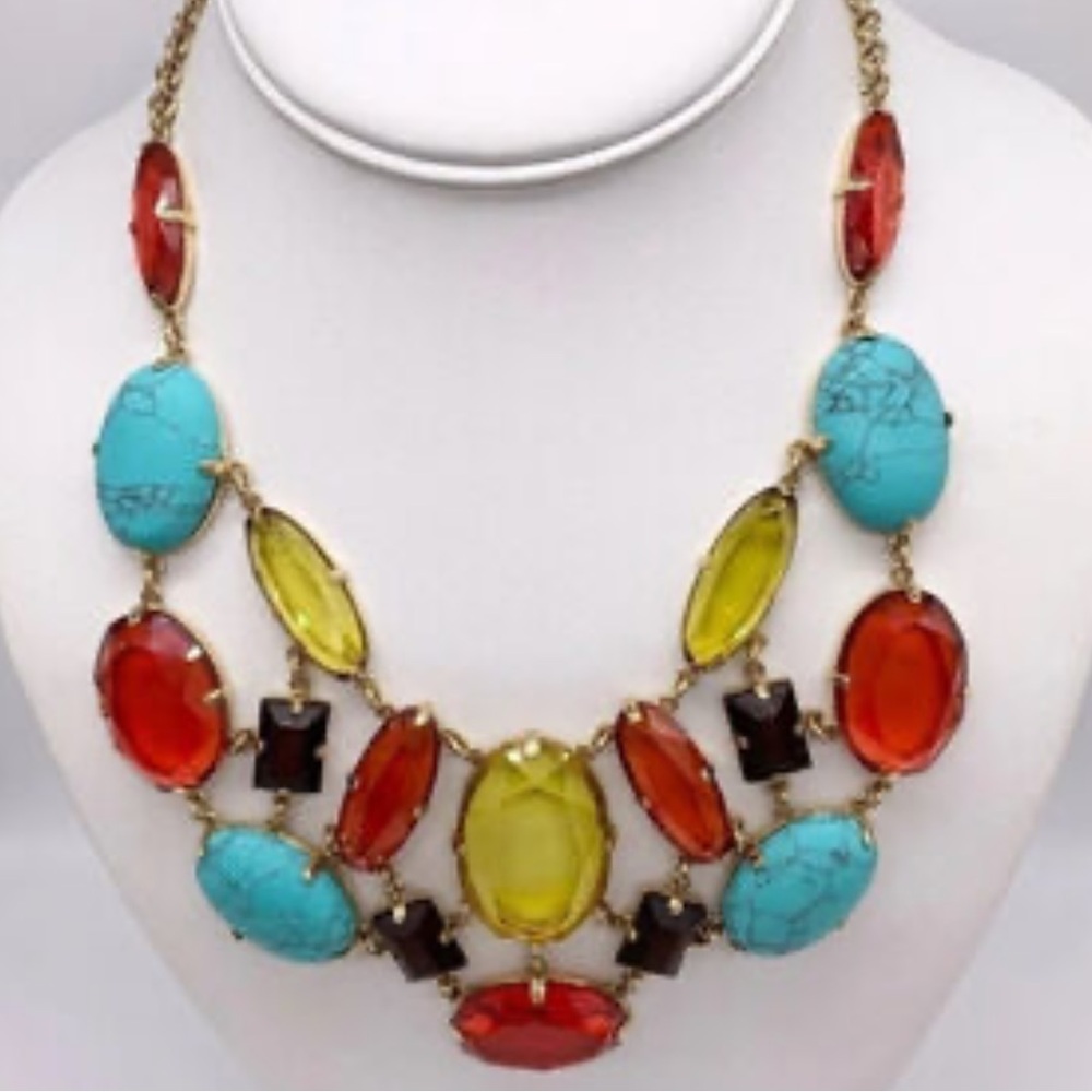 Kate Spade Multicolor Gem Necklace